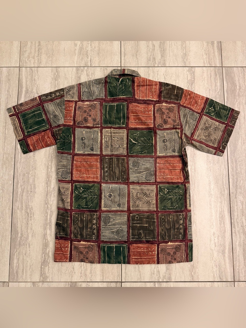 Burma Bibas Hawaiian 60 Singles Cotton Lawn Button Down (lot of 2) - M/M - Picture 4 of 11